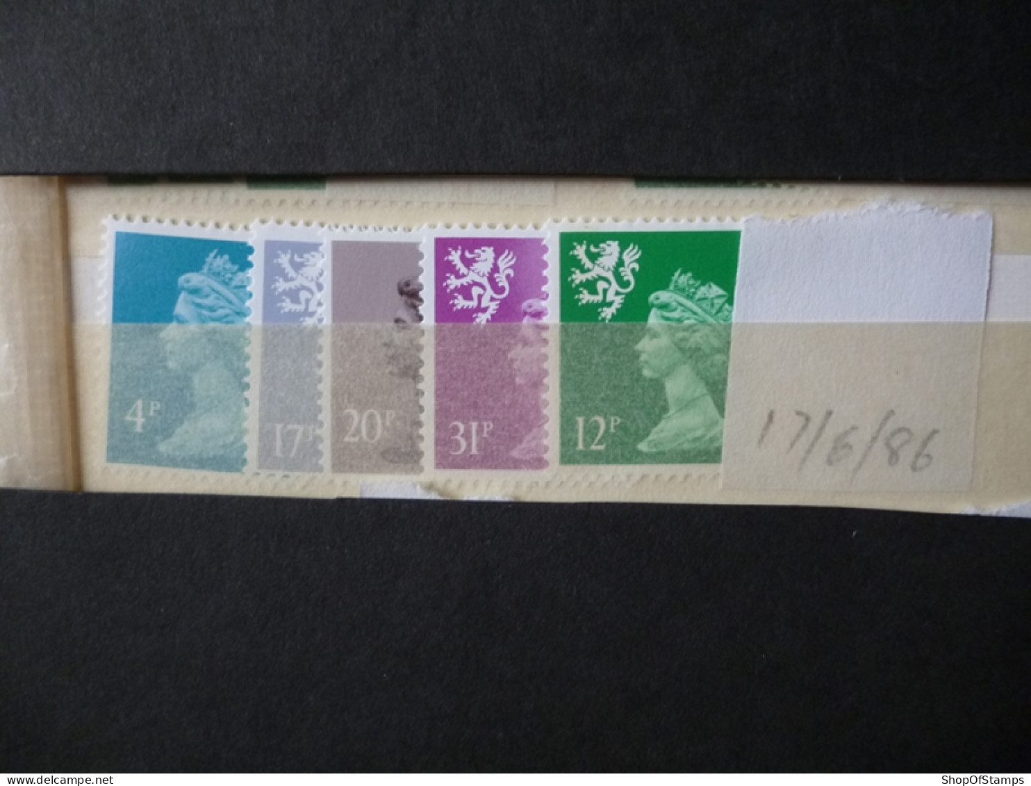 GREAT BRITAIN SG X 1986 17.6.86  MINT DEFI ISSUE FROM GPO IN ENVELOPE - Franking Machines (EMA)