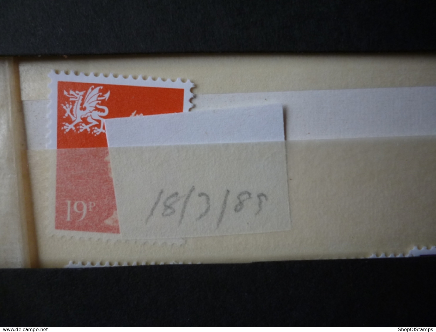 GREAT BRITAIN SG X 1989 19.3.89 19p REGIONAL DEFI ISSUE FROM GPO IN ENVELOPE - Machines à Affranchir (EMA)