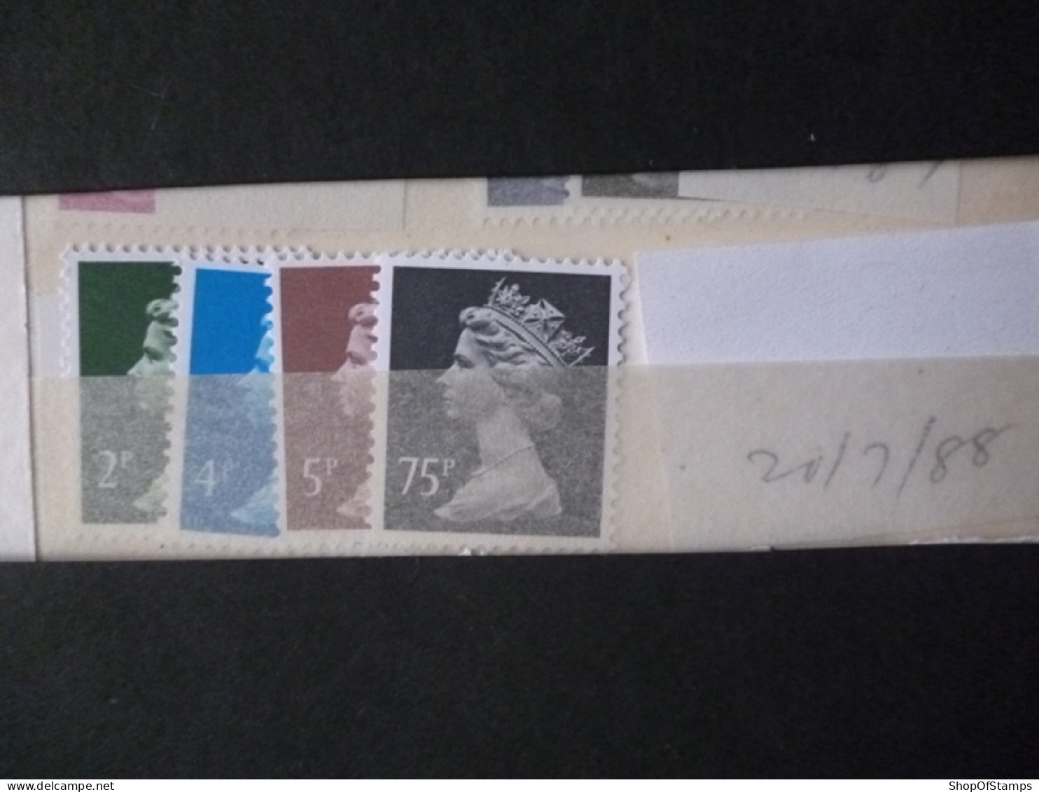 GREAT BRITAIN SG X 1988 20.7.88  MINT DEFI ISSUE FROM GPO IN ENVELOPE - Franking Machines (EMA)