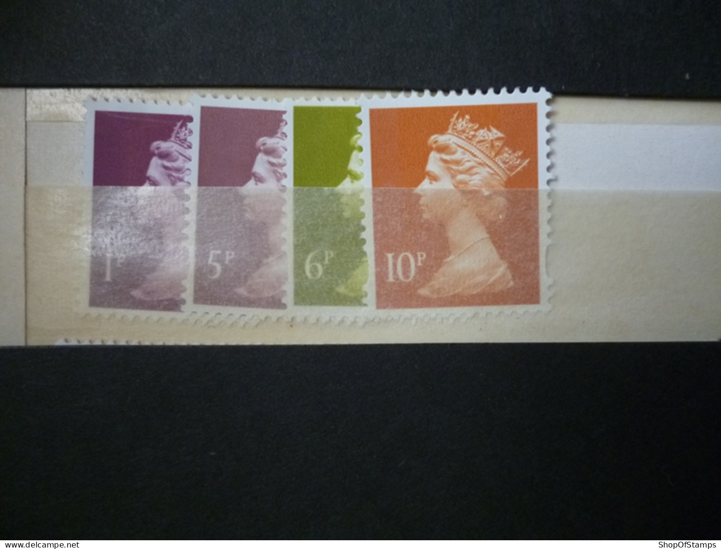 GREAT BRITAIN SG X 19?? 1,5,6,10P  ELLIPTICAL DEFI ISSUE FROM GPO IN ENVELOPE - Franking Machines (EMA)