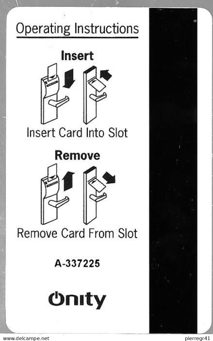 CLE-MAGNETIQUE-ONITY-HI-CO-ILE MAURICE-PENINSULA BAY-TBE - Hotel Key Cards