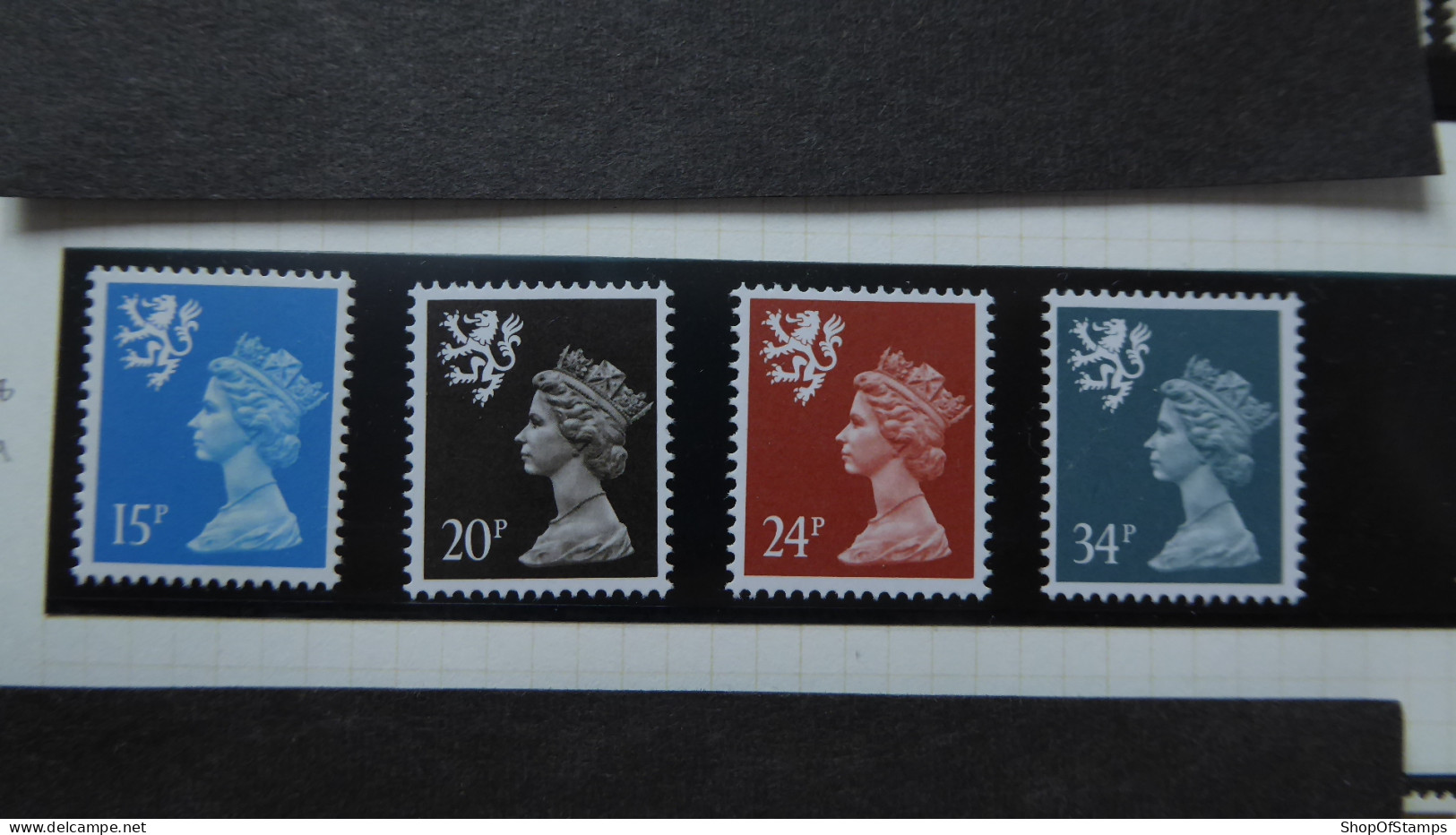 GREAT BRITAIN SG S35/78 [SCOTLAND] 4 Stamps Mint - Máquinas Franqueo (EMA)