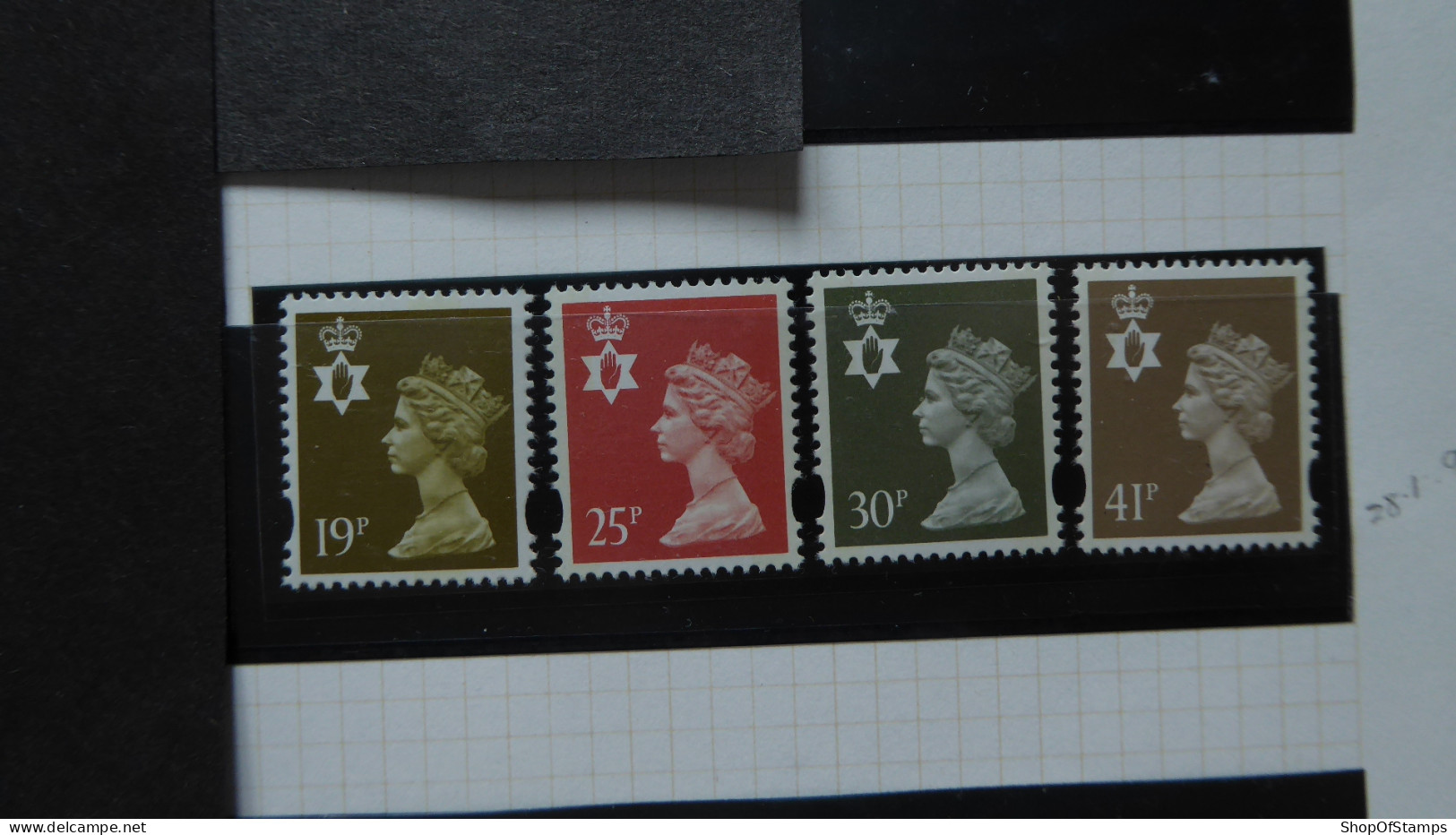 GREAT BRITAIN SG NI49/ [N IRELAND] 4 Stamps Mint - Macchine Per Obliterare (EMA)