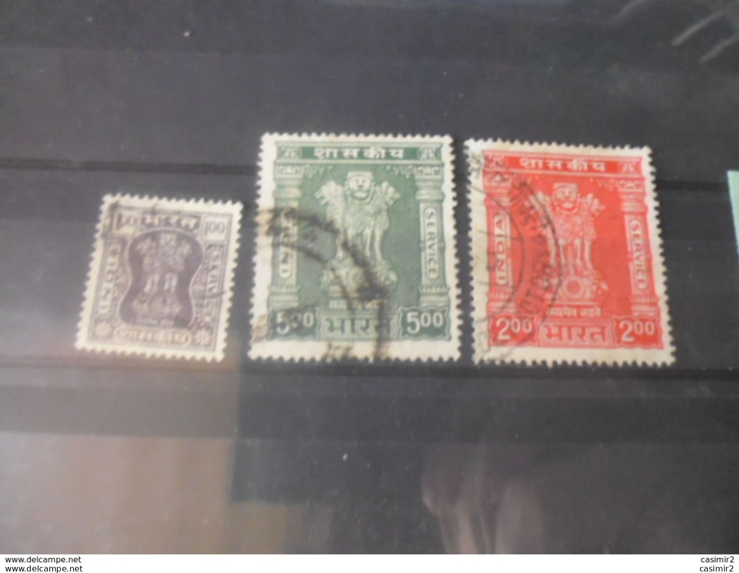 INDE SERVICE YVERT N°62--65 - Timbres De Service