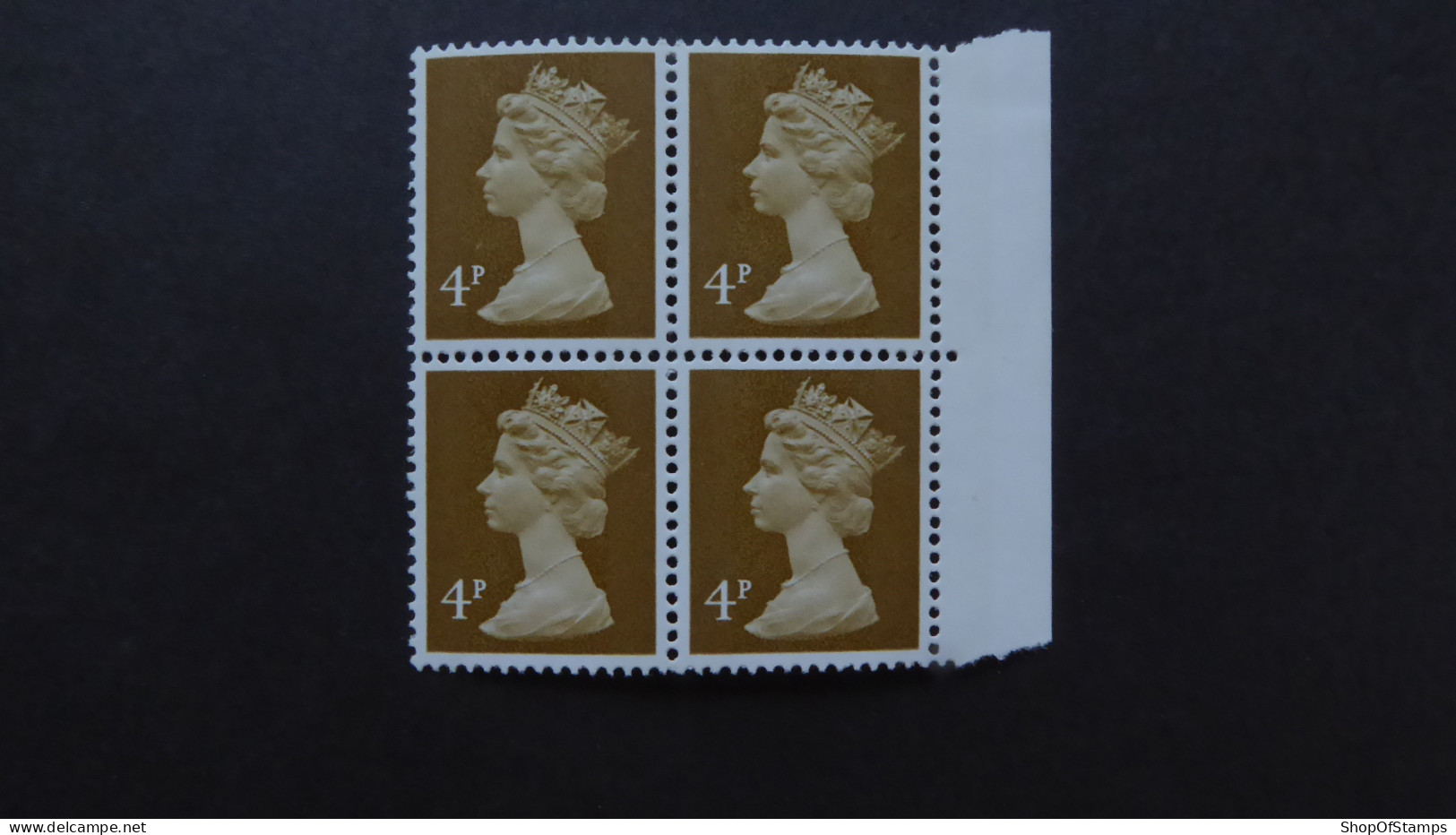 GREAT BRITAIN SG X861? BL4 Margin     - Franking Machines (EMA)