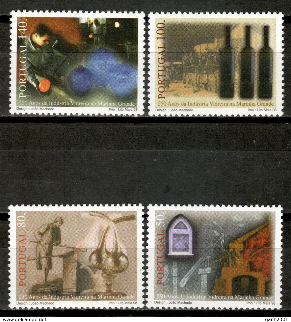 Portugal 1998 / Glass Industry MNH Industria Del Vidrio / Ks35  4-17 - Usines & Industries