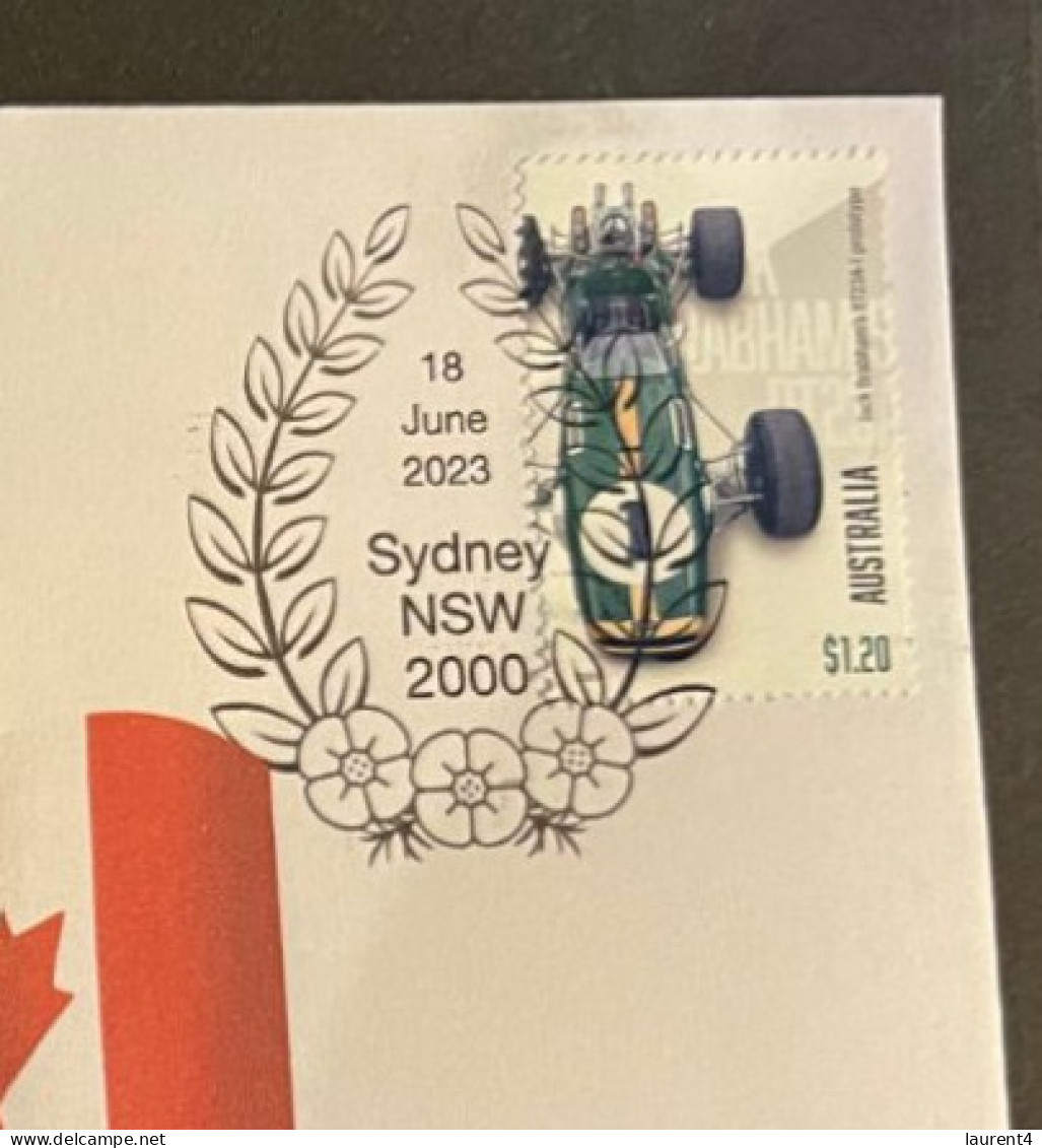 (4 R 7 B) Formula One - 2023 Canada Grand Prix - Winner Max Verstappen (18 June 2023) OZ Formula 1 Stamp - Other & Unclassified