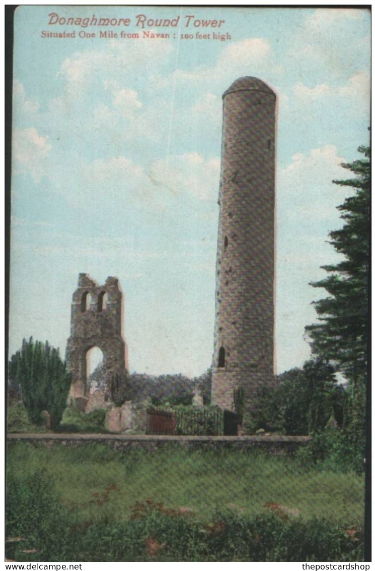 DONAGHMORE ROUND TOWER Nr NAVAN COUNTY MEATH IRELAND IRISH  UNUSED - Meath