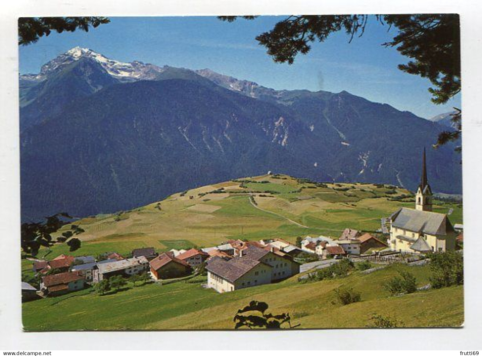 AK 139467 SWITZERLAND - Alvaneu - Dorf - Albulatal Gegen Piz Miitgel - Alvaneu