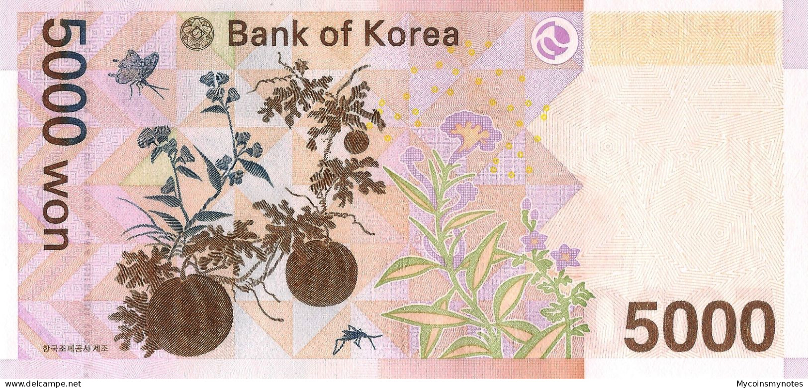 South Korea, 5000 Won, 2006, P55a UNC - Korea, South