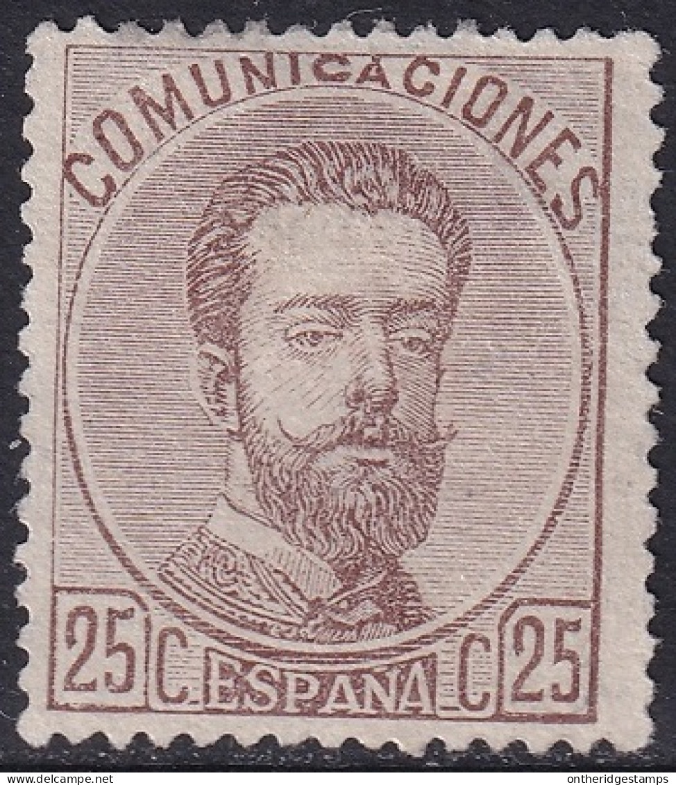 Spain 1872 Sc 184 España Ed 124 MNG(*) Tiny Thin - Nuevos