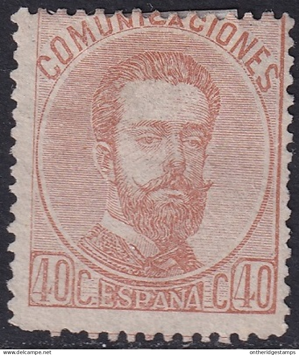 Spain 1872 Sc 185 España Ed 125 MNG(*) - Ungebraucht