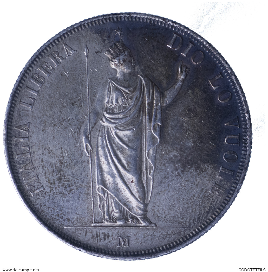 Gouvernement Provisoire De Lombardie - 5 Lire - 1848 - Milan - Lombardije-Venetië