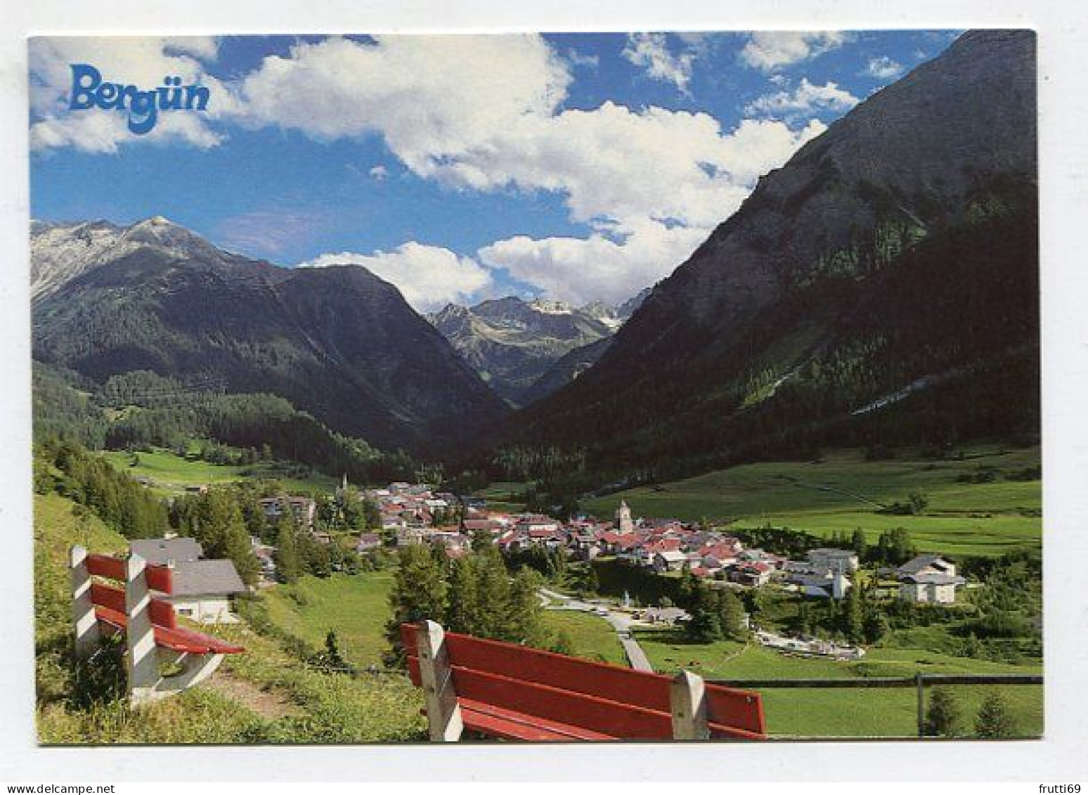 AK 139543 SWITZERLAND - Bergün / Bravuogn Gegen Die Albuakette - Bergün/Bravuogn