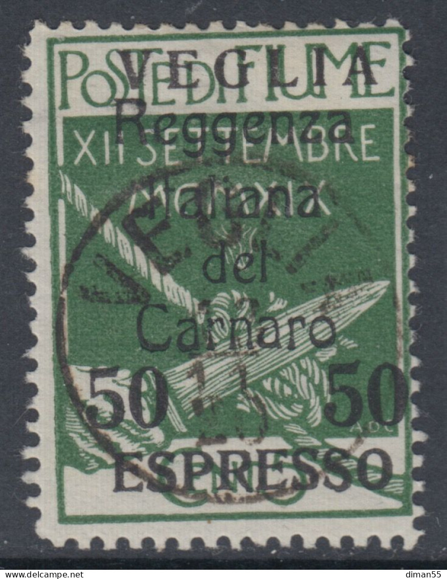 ITALIA - VEGLIA - Sassone Exp. N.2 - Cat. 275 Euro - Timbrino Di Garanzia Used - Arbe & Veglia