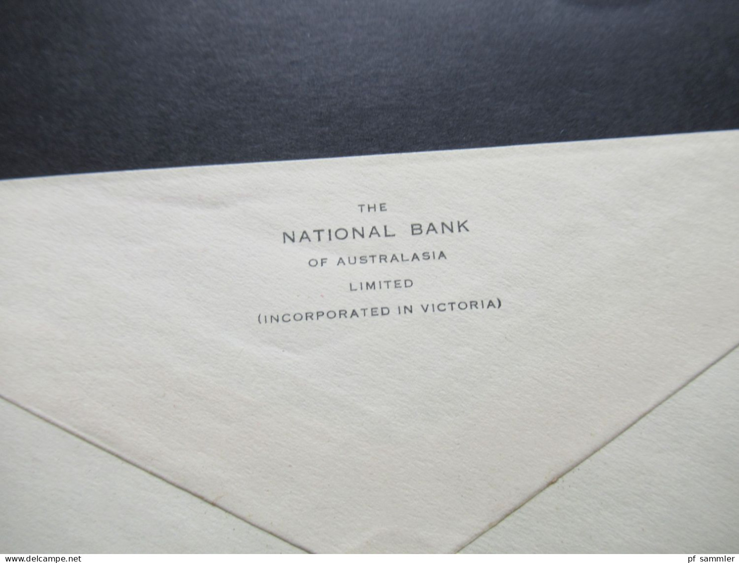 Australien 1958 Auslandsbrief Der National Bank Of Australia Mit Freistempel Perth WA Postage Paid Australia T 28 - Cartas & Documentos