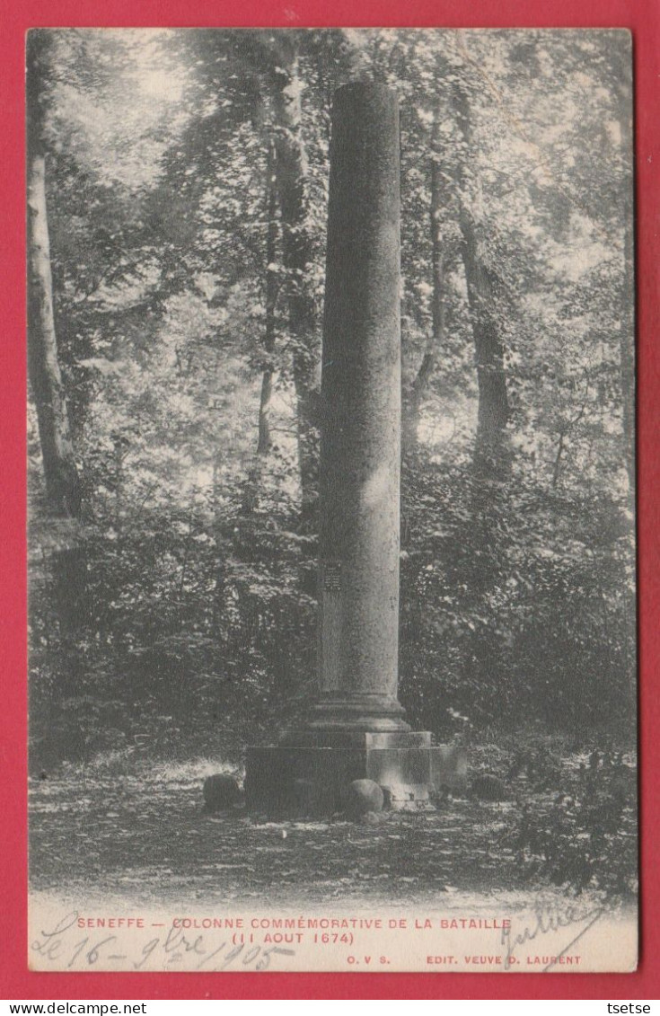 Seneffe - Colonne Commémorative De La Bataille / 11 Août 1674 - 1905 ( Voir Verso ) - Seneffe