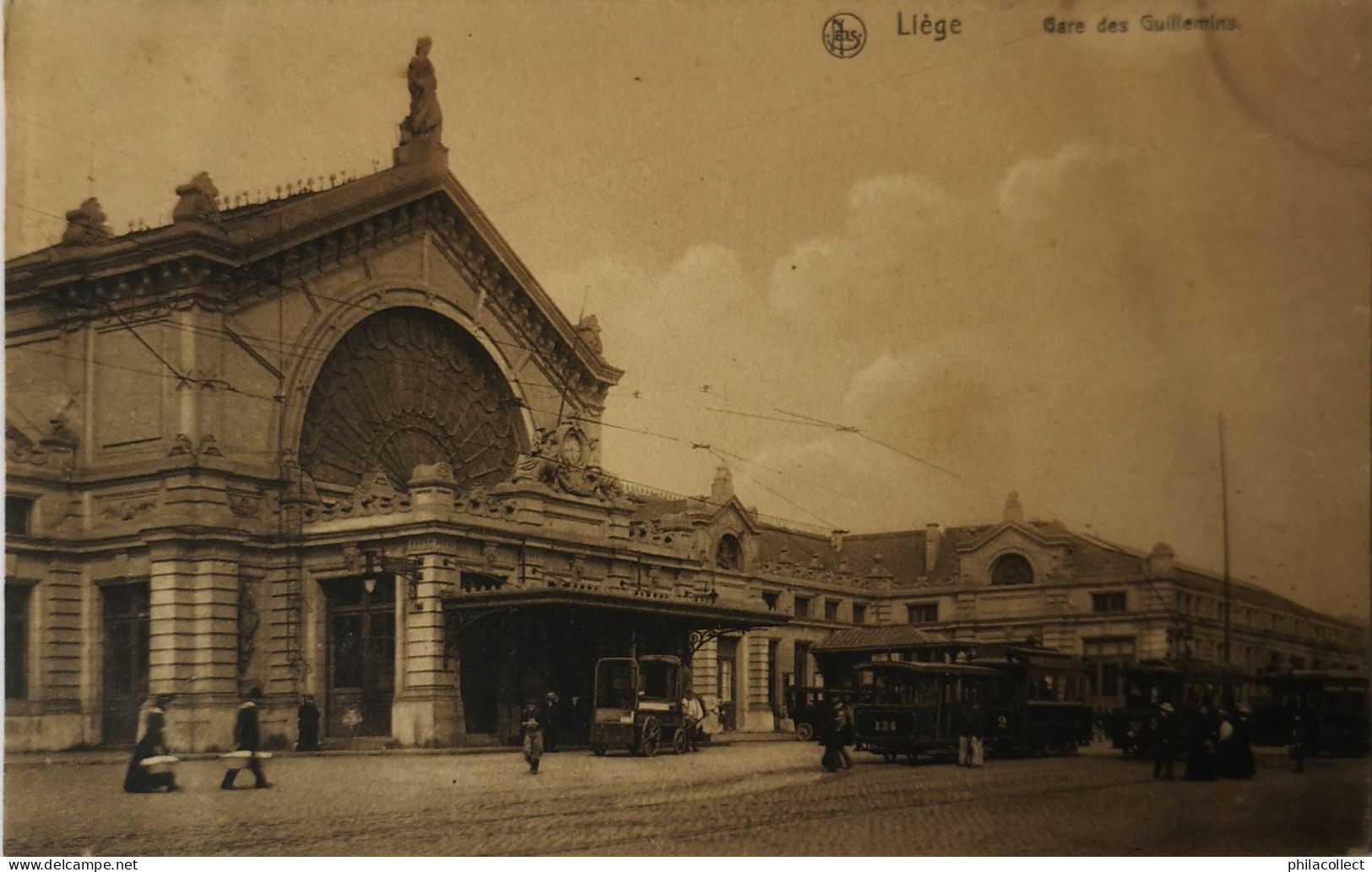 Liege // Gare Des Guillemins (Tram) Niet Standaard 1907 - Liege