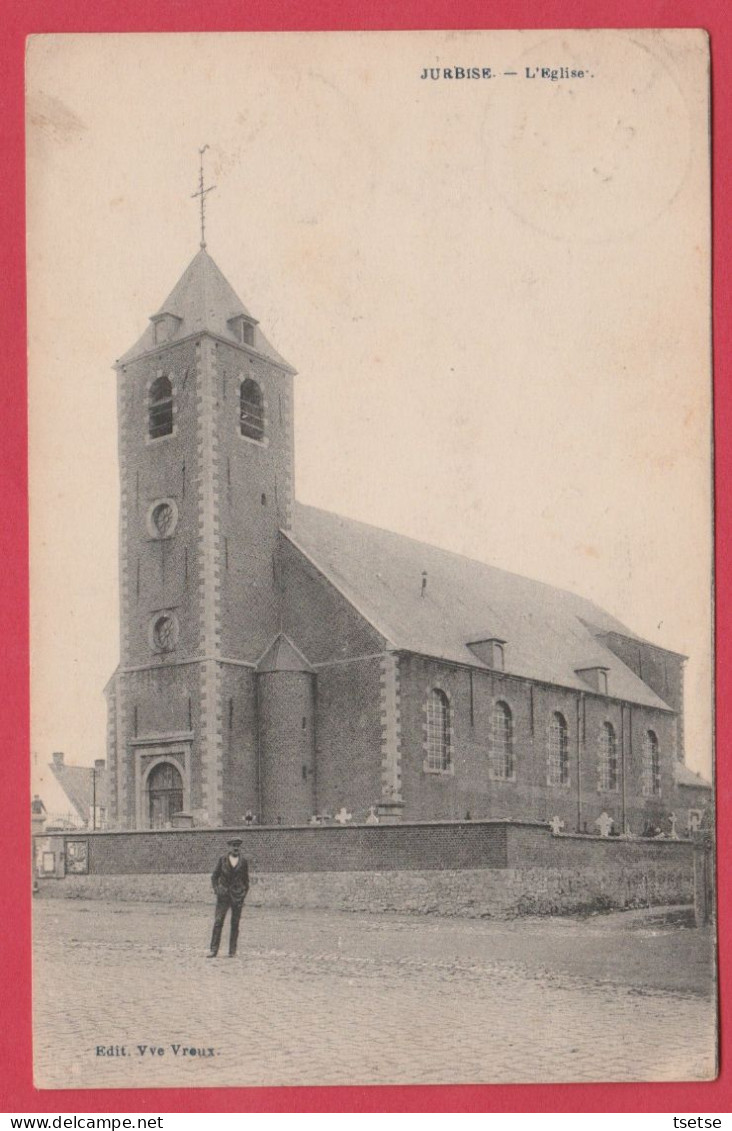 Jurbise - L'Eglise - 1922  ( Voir Verso ) - Jurbise