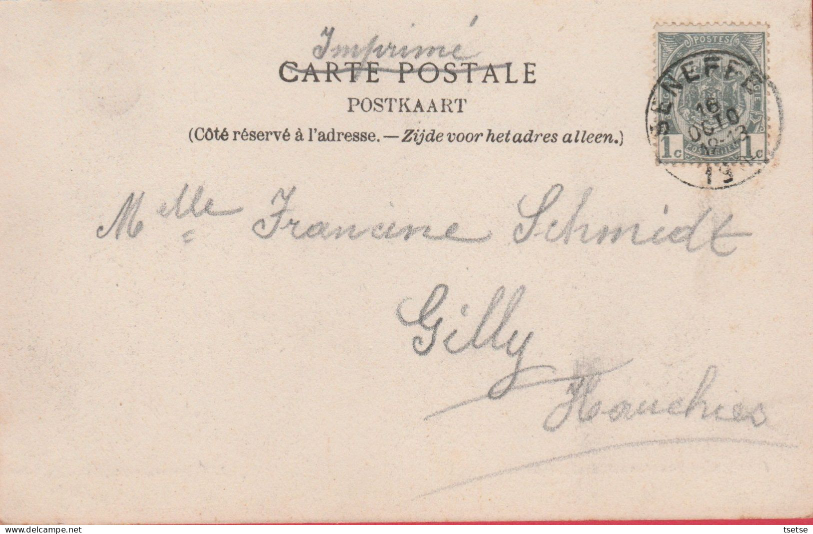 Manage - Pensionnat De Scailmont -1904 ( Voir Verso ) - Manage