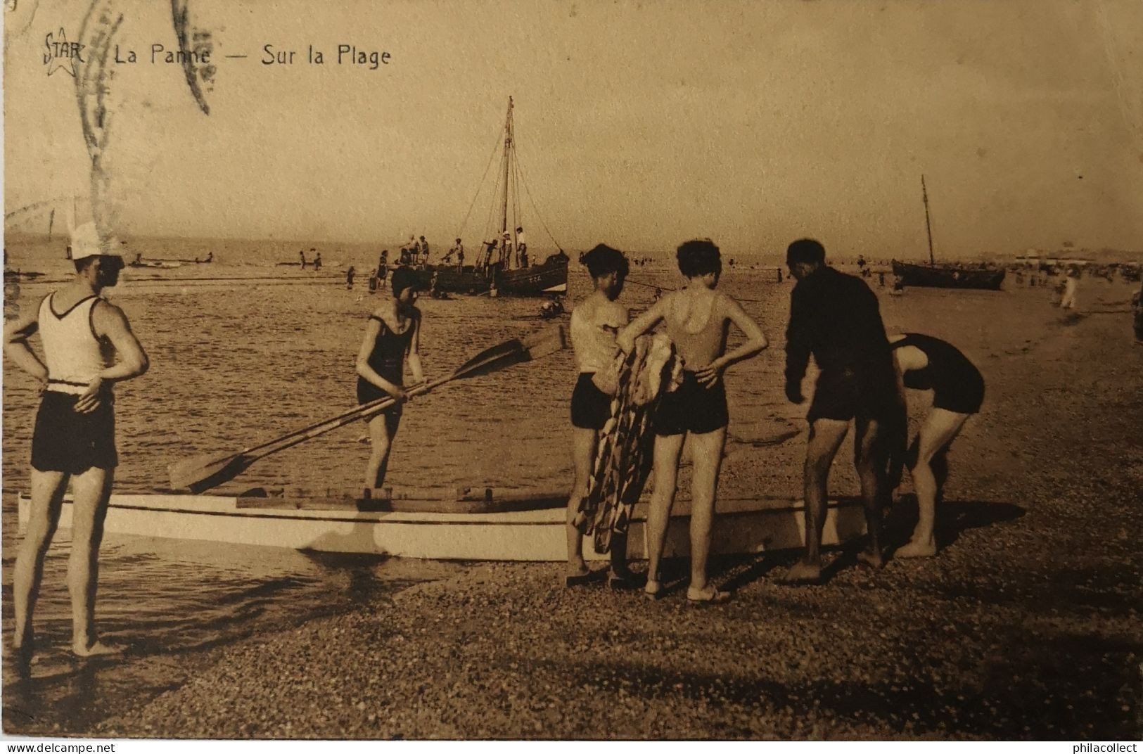 De - La Panne // Sur La Plage 1934 Ed. Star - De Panne