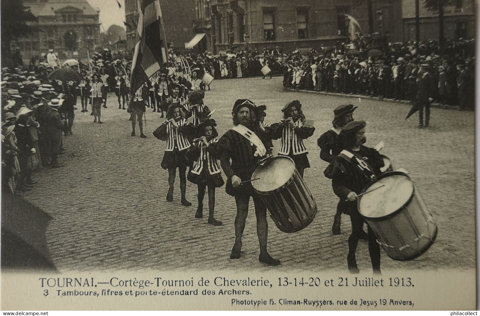 Tournai // Cortege - Tournoi De Chevalerie Juillet 1913 No. 3.  19?? - Doornik