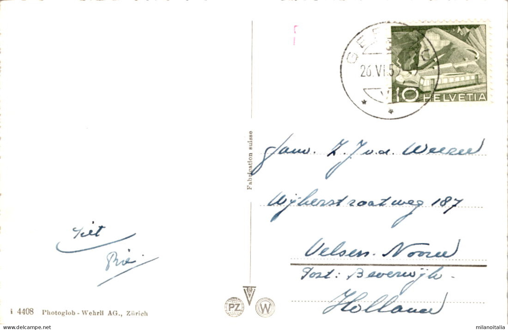 Gersau Am Vierwaldstättersee Mit Fronalp- Und Kaiserstock (4408) * 26. 6. 1959 - Gersau