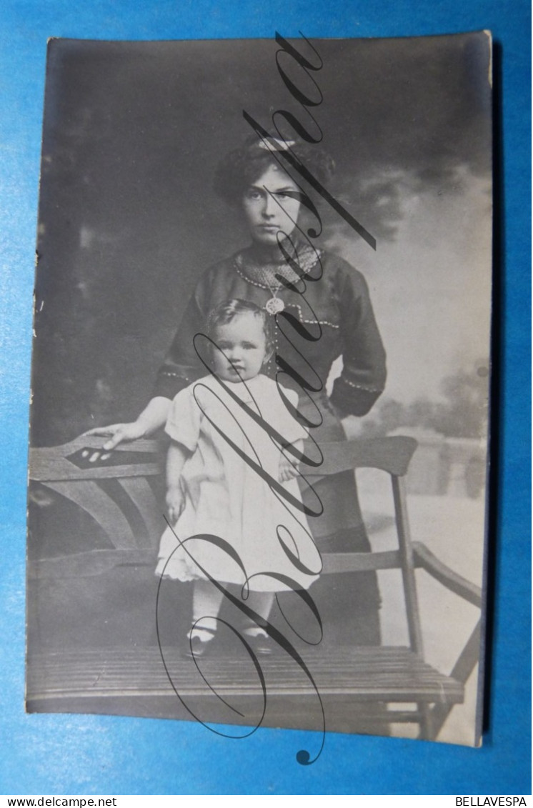 Carte Photo Studio Henriette ROOSE   Aan Vriendin Céline DAEL Rue De A Provence Antwerpen - Genealogie