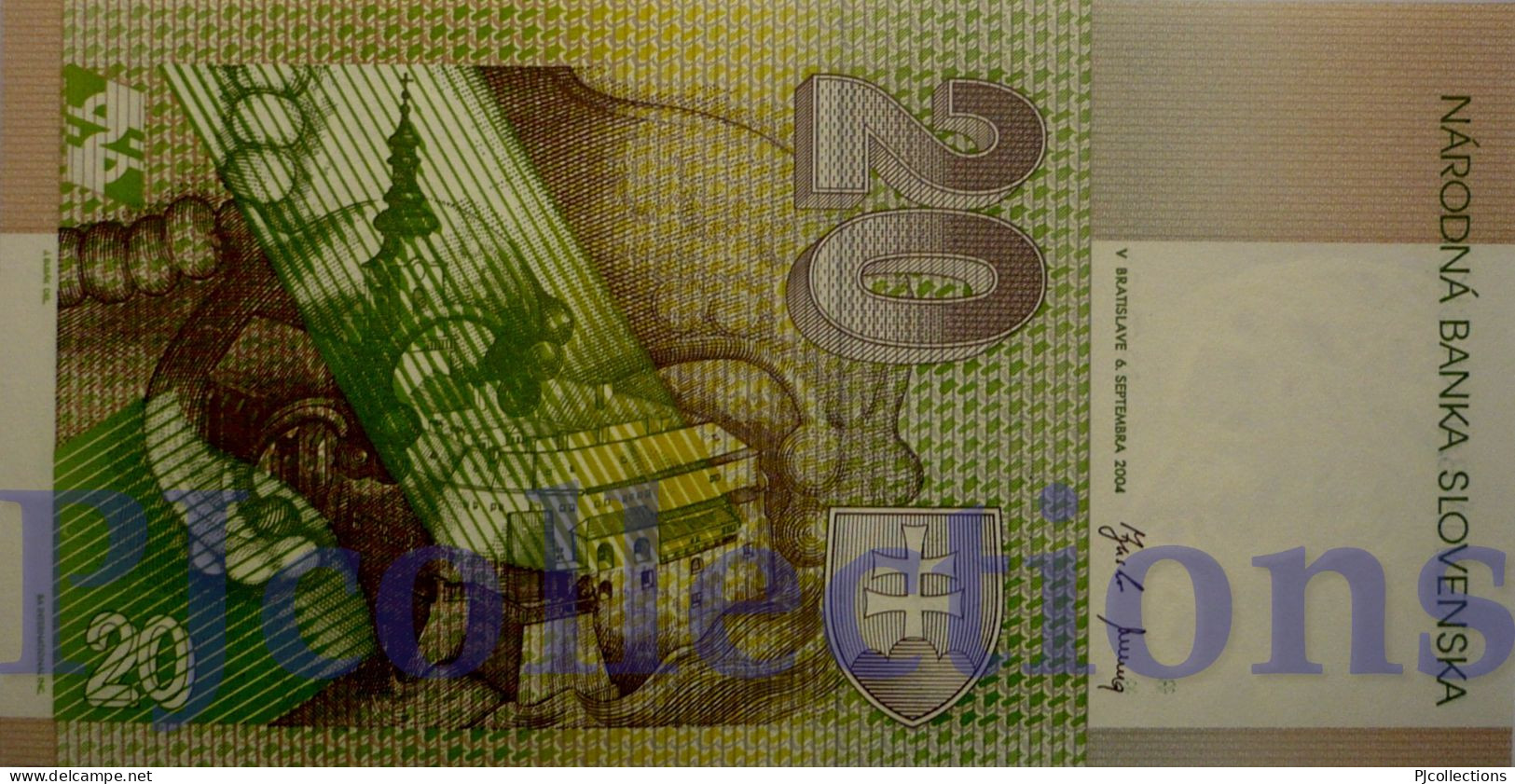 SLOVAKIA 20 KORUN 2004 PICK 20f UNC - Slovakia