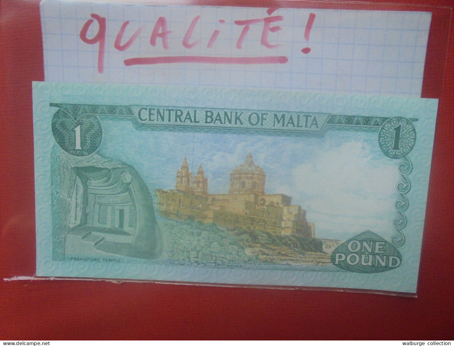 MALTE 1 LIRA 1967 Peu Circuler Belle Qualité (B.29) - Malta