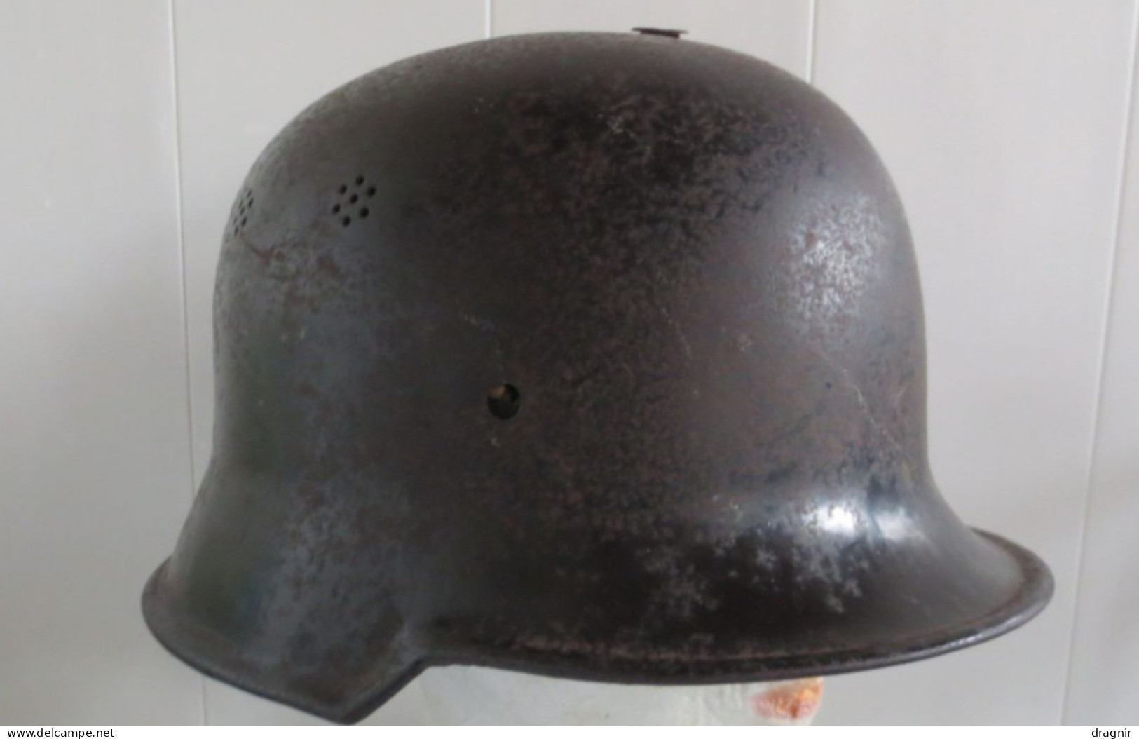 Casque Allemand - Police Ou Pompier - WW2 - - Headpieces, Headdresses