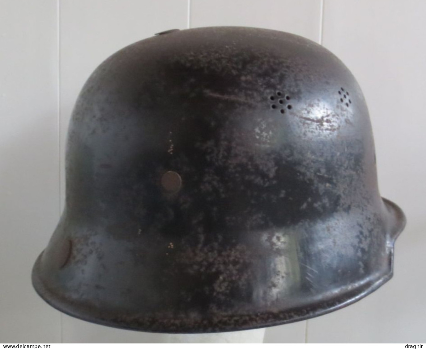 Casque Allemand - Police Ou Pompier - WW2 - - Casques & Coiffures