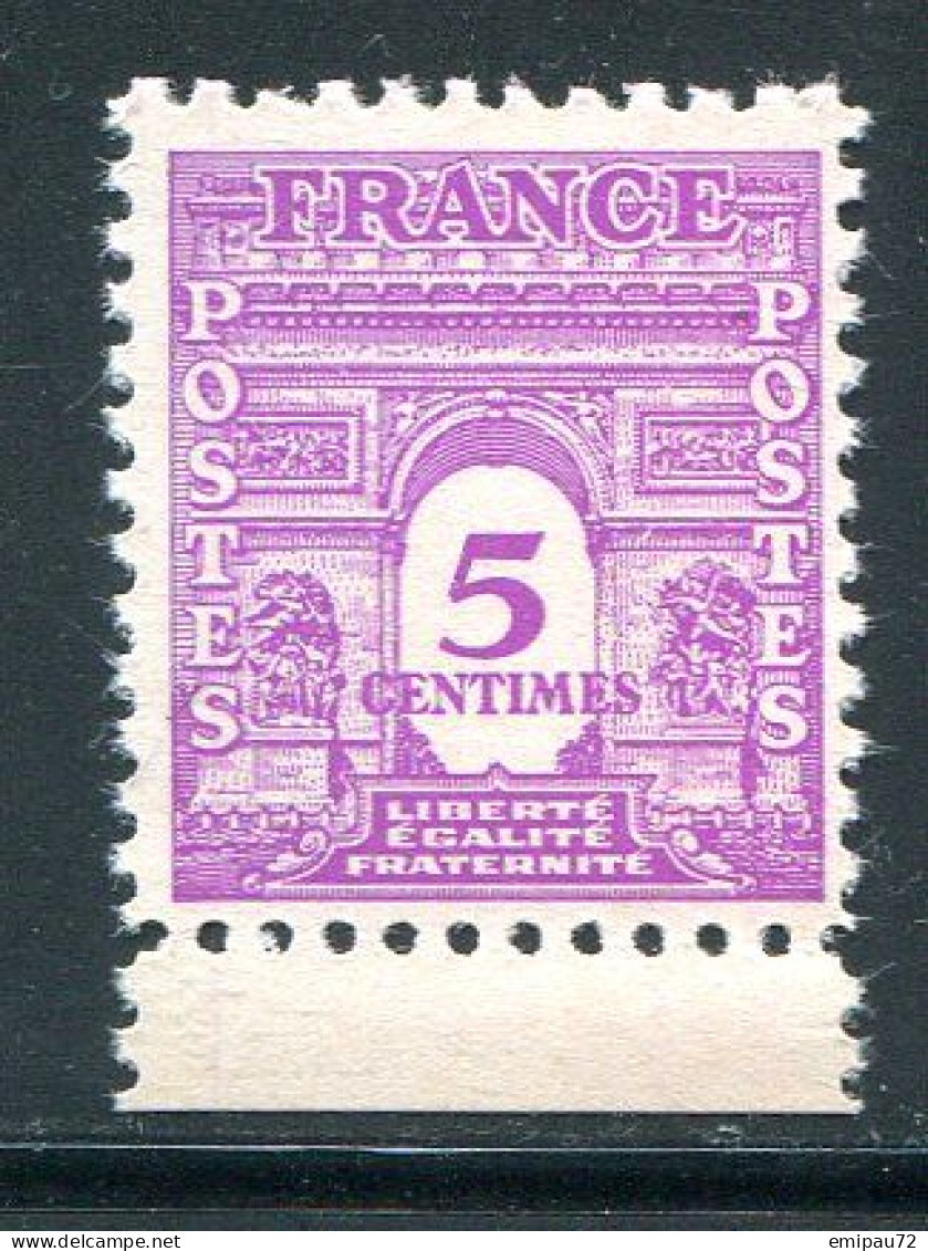 FRANCE- Y&T N°620- Neuf Sans Charnière ** - 1944-45 Triomfboog