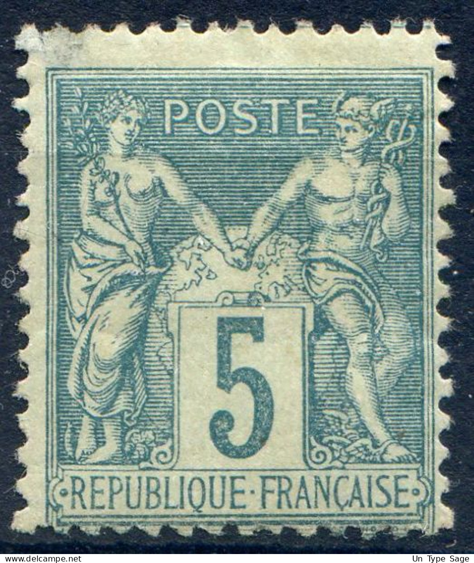 France N°75 Neuf* (MH) - Voir 2 Scans - (F136) - 1876-1898 Sage (Tipo II)