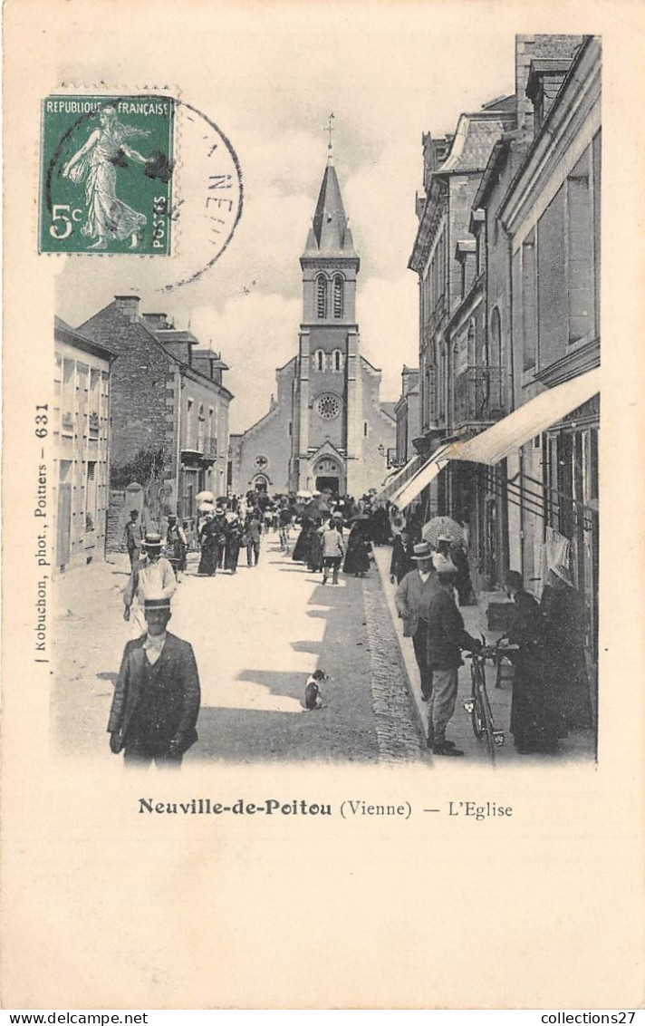 86-NEUVILLE-DE-POITOU- L'EGLISE - Neuville En Poitou