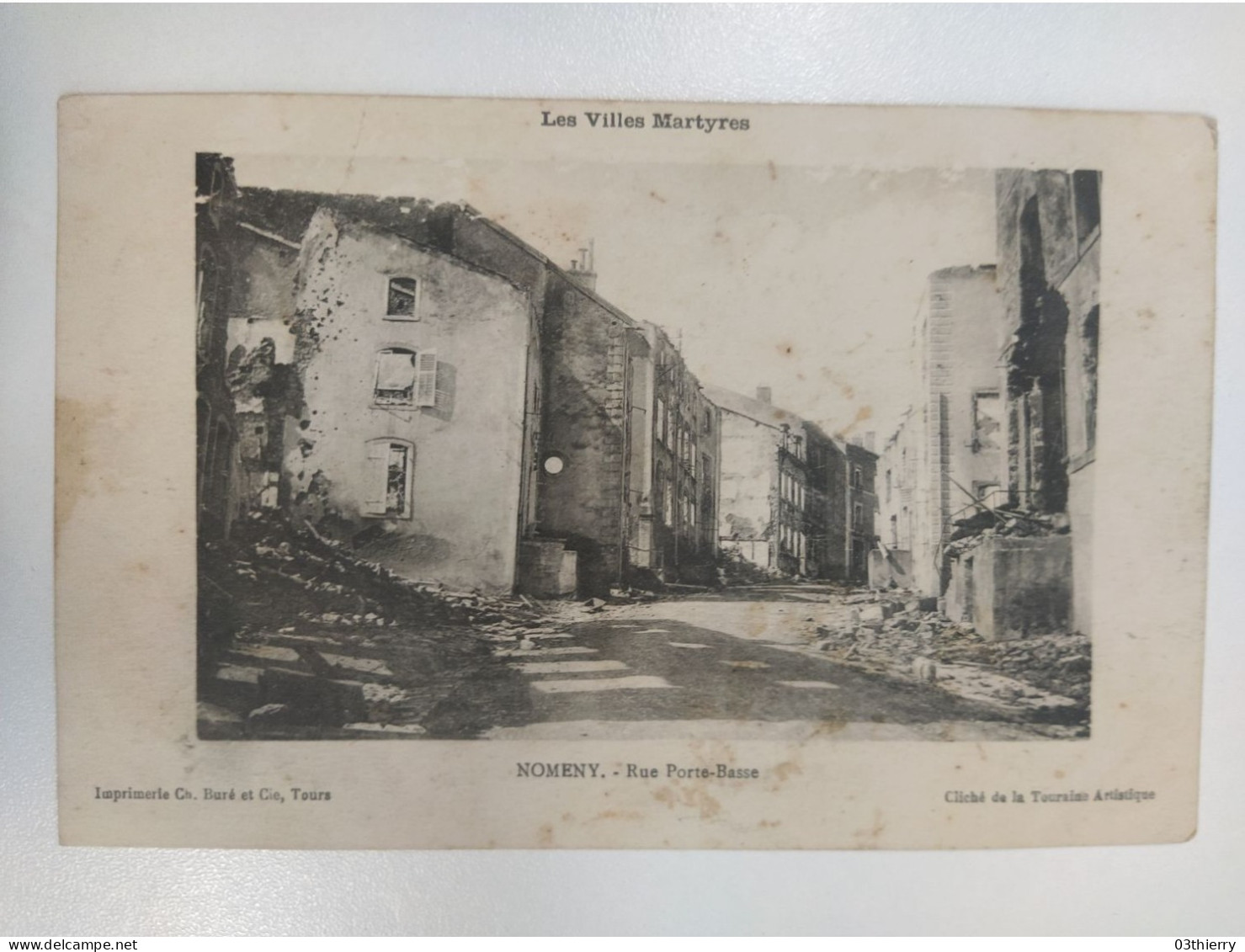 CPA 54 NOMENY RUE PORTE BASSE - Nomeny