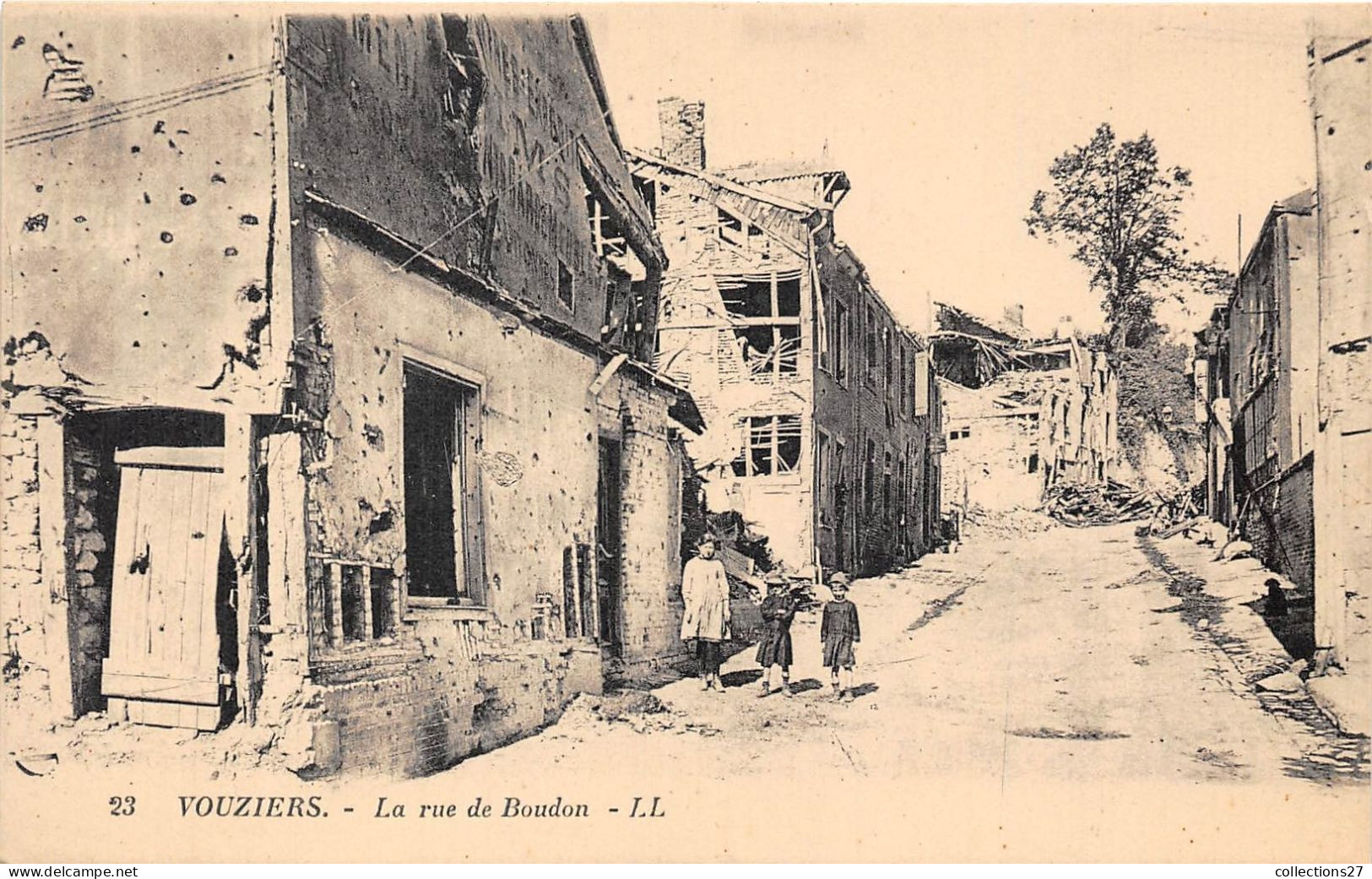 08-VOUZIERS- LA RUE DE BOUDON - Vouziers