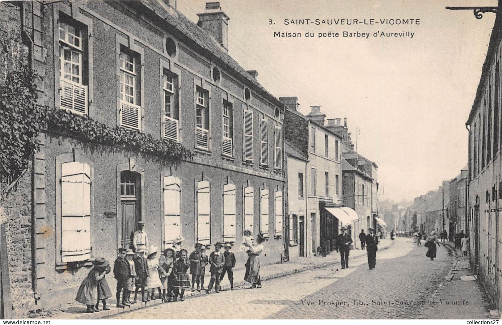 50-SAINT-SAUVEUR-LE-VICOMTE- MAISON DU POËTE BARBEY-D'AUREVILLY - Saint Sauveur Le Vicomte
