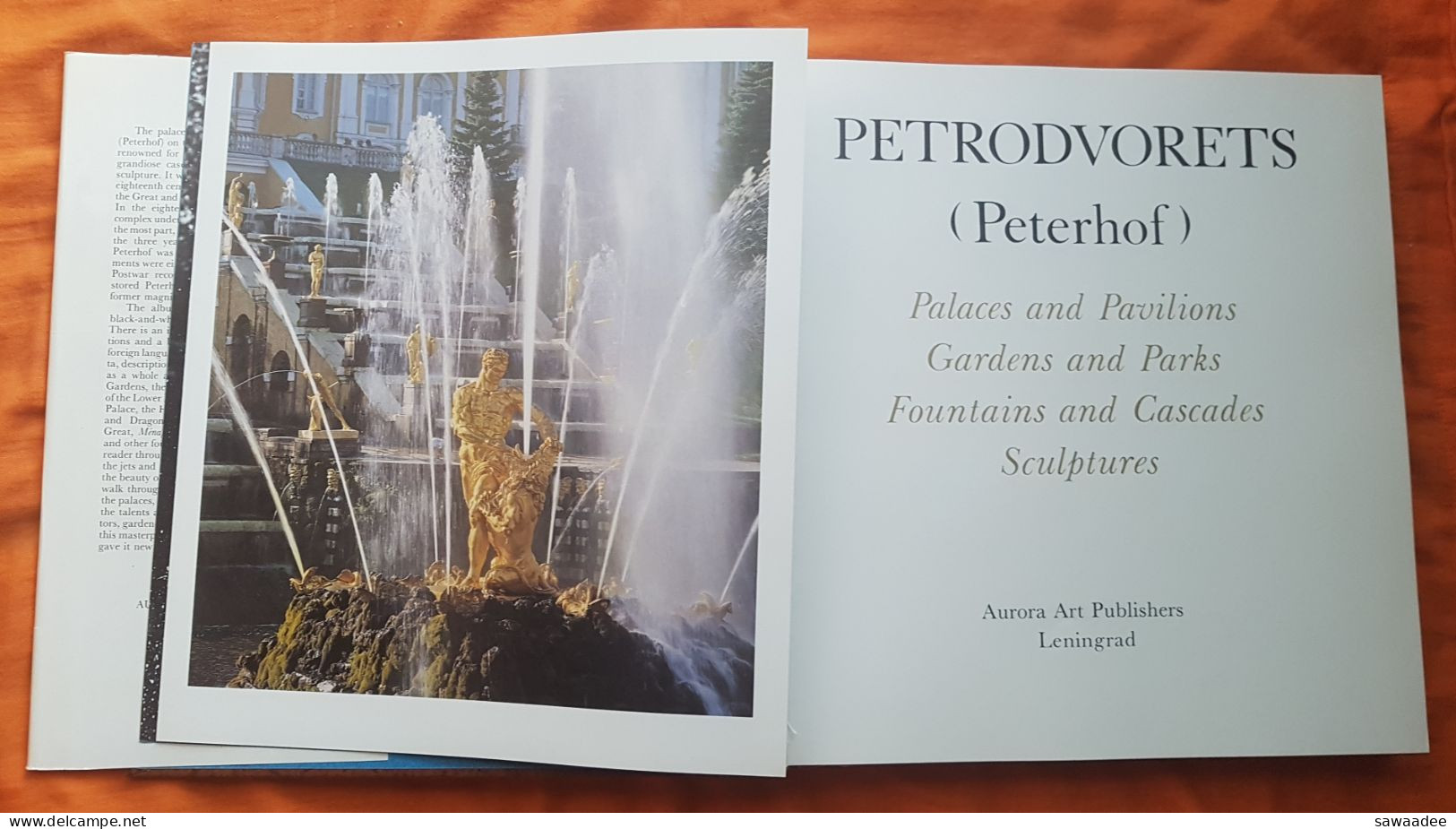 LIVRE D'ART - PETRODVORETS - RUSSIE - PALACES AND PAVILIONS GARDENS AND PARKS FOUNTAINS AND CASCADES SCULTURES - 1978 - Fine Arts