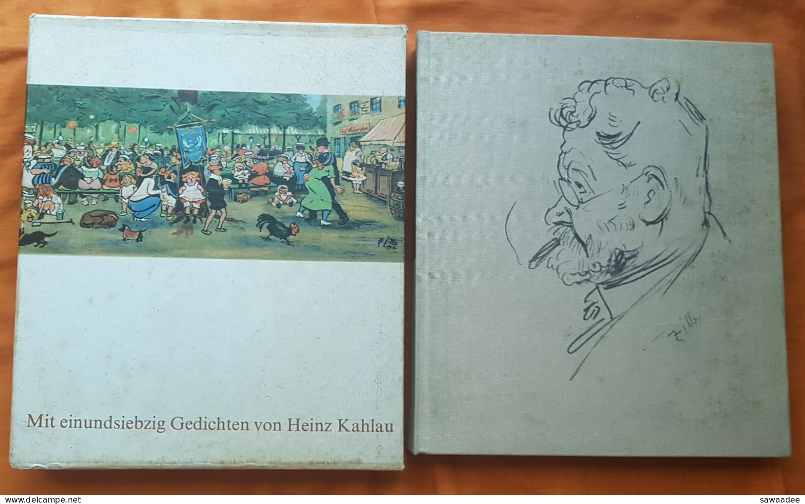 LIVRE D'ART - PEINTRE - HEINRICH ZILLE - BERLIN AUS MEINER BILDERMAPPE - BIOGRAPHIE - 1972 - DESSINS ET PEINTURES - Pintura & Escultura