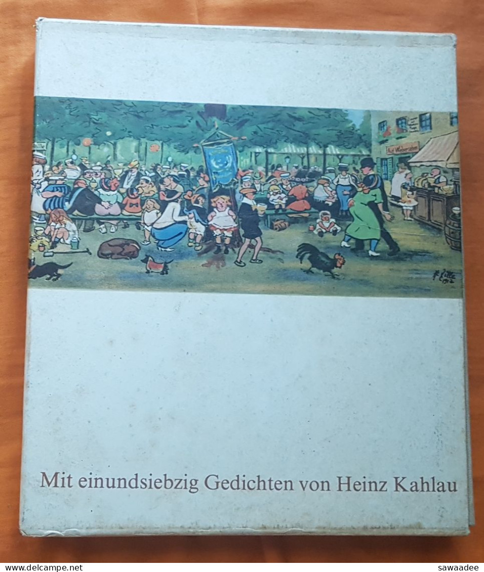 LIVRE D'ART - PEINTRE - HEINRICH ZILLE - BERLIN AUS MEINER BILDERMAPPE - BIOGRAPHIE - 1972 - DESSINS ET PEINTURES