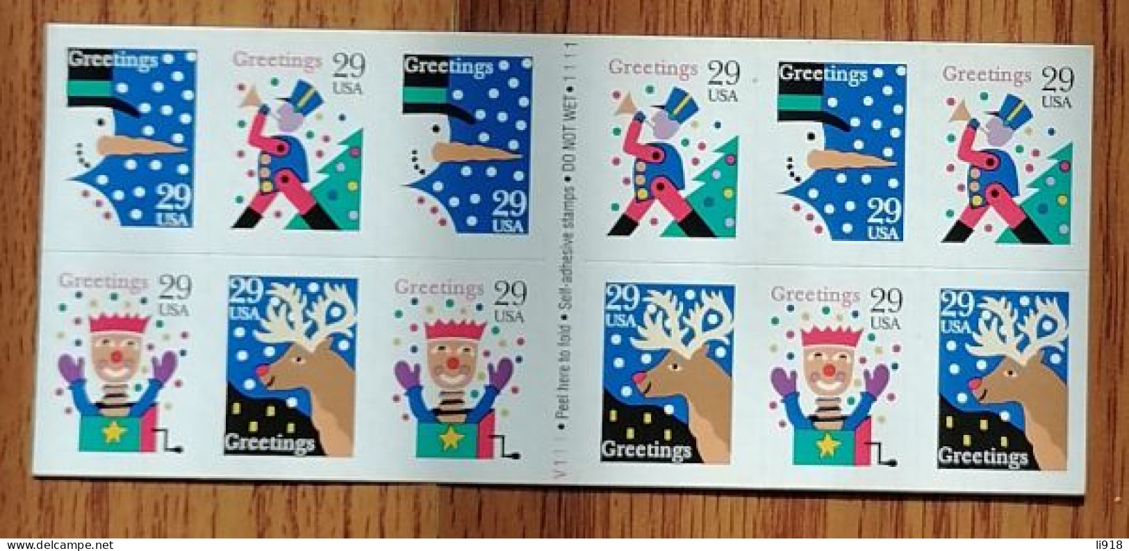 USA 1993 Christmas Booklet MNH - 1981-...