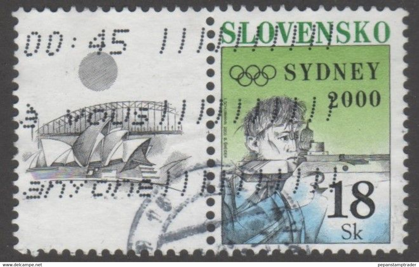 Slovakia - #359 - Used + Label - Gebruikt