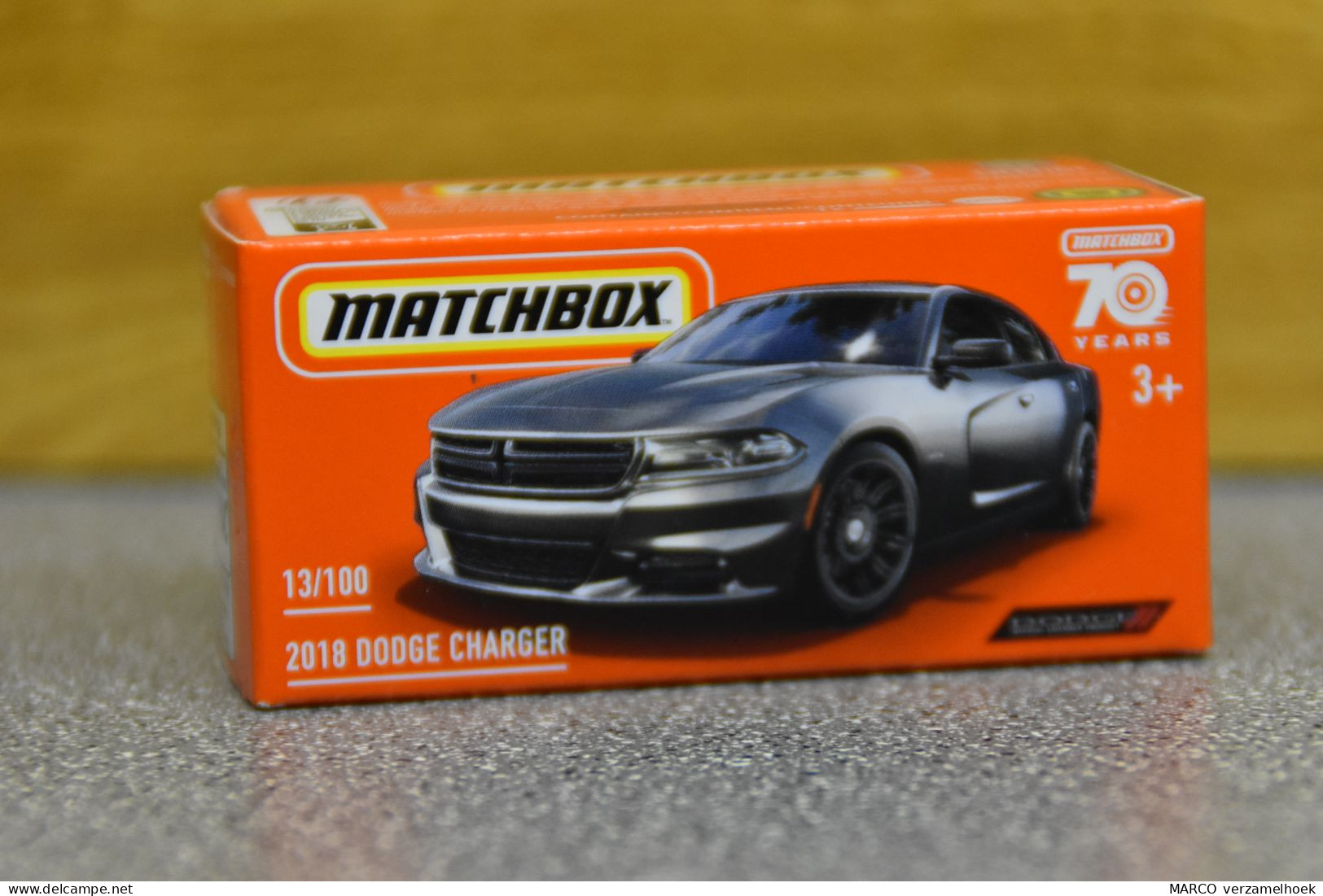 Mattel - Matchbox 70 Years 13/100 2018 Dodge Charger - Matchbox (Mattel)