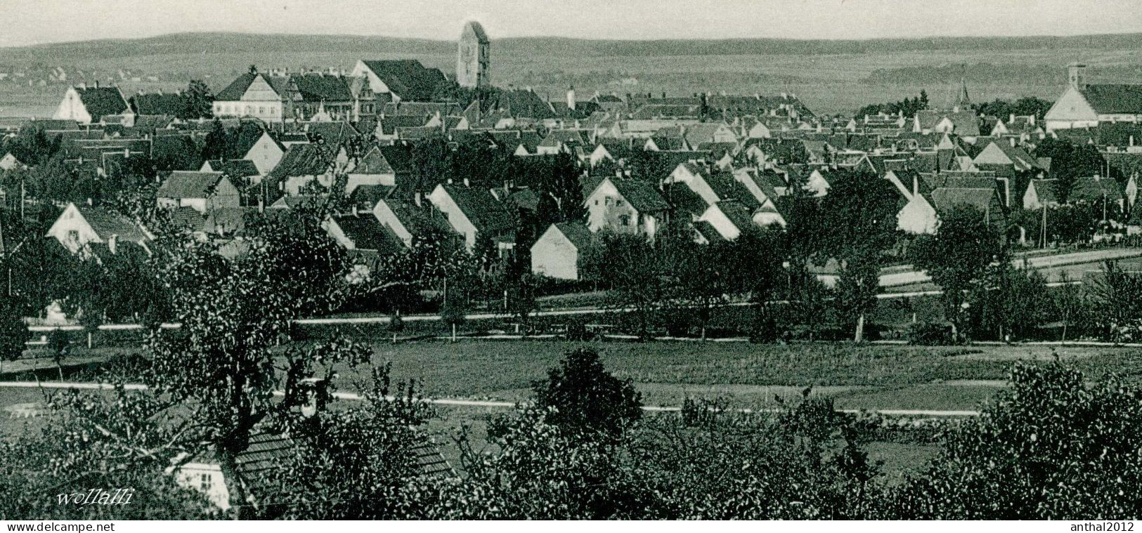 Rar Wohnhäuser In Buchau Am Federsee (noch Ohne Bad) 11.8.1952 Notopfermarke - Bad Buchau