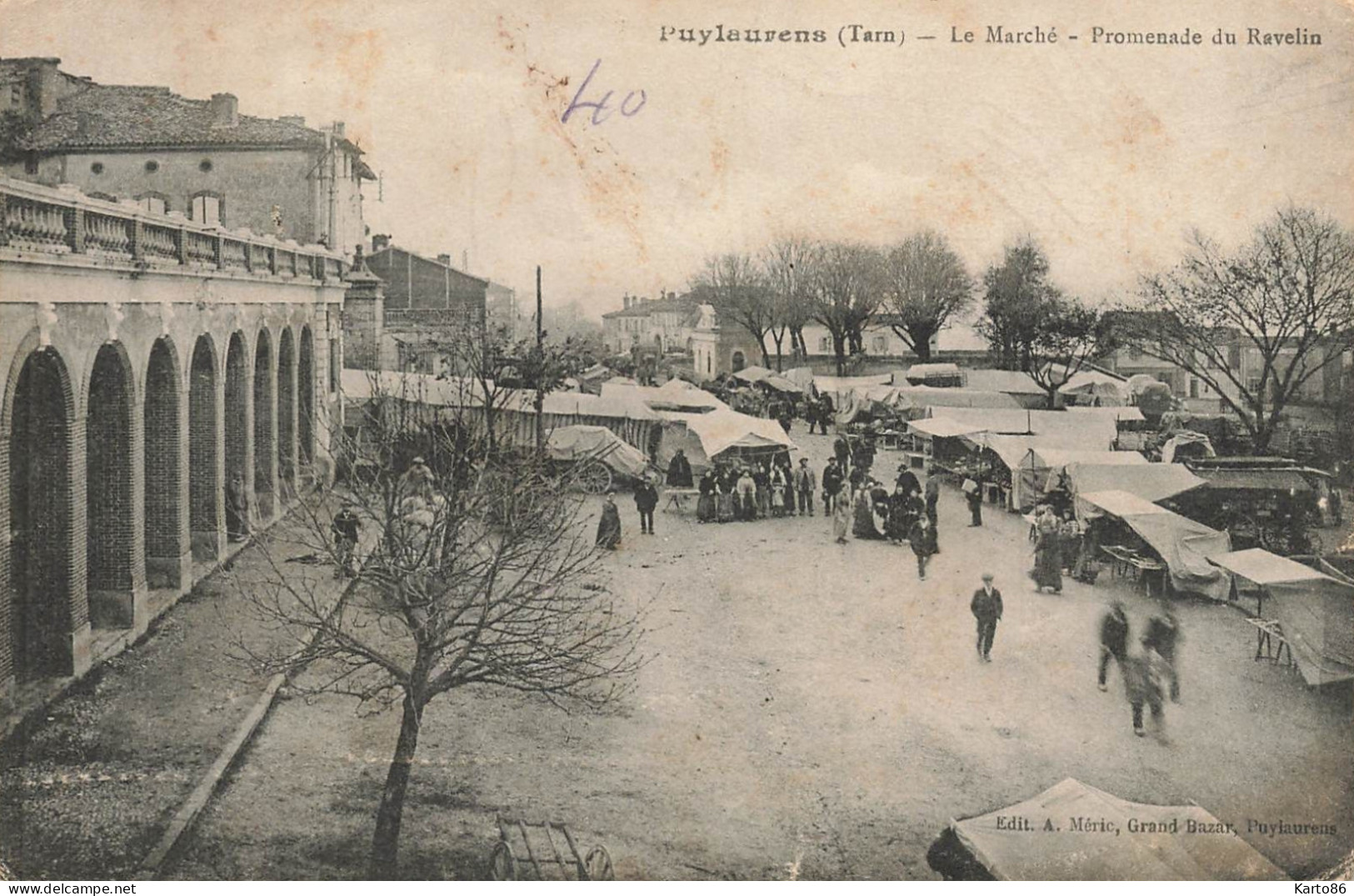 Puylaurens * Le Marché , Promenade Du Ravelin * Villageois Market - Puylaurens