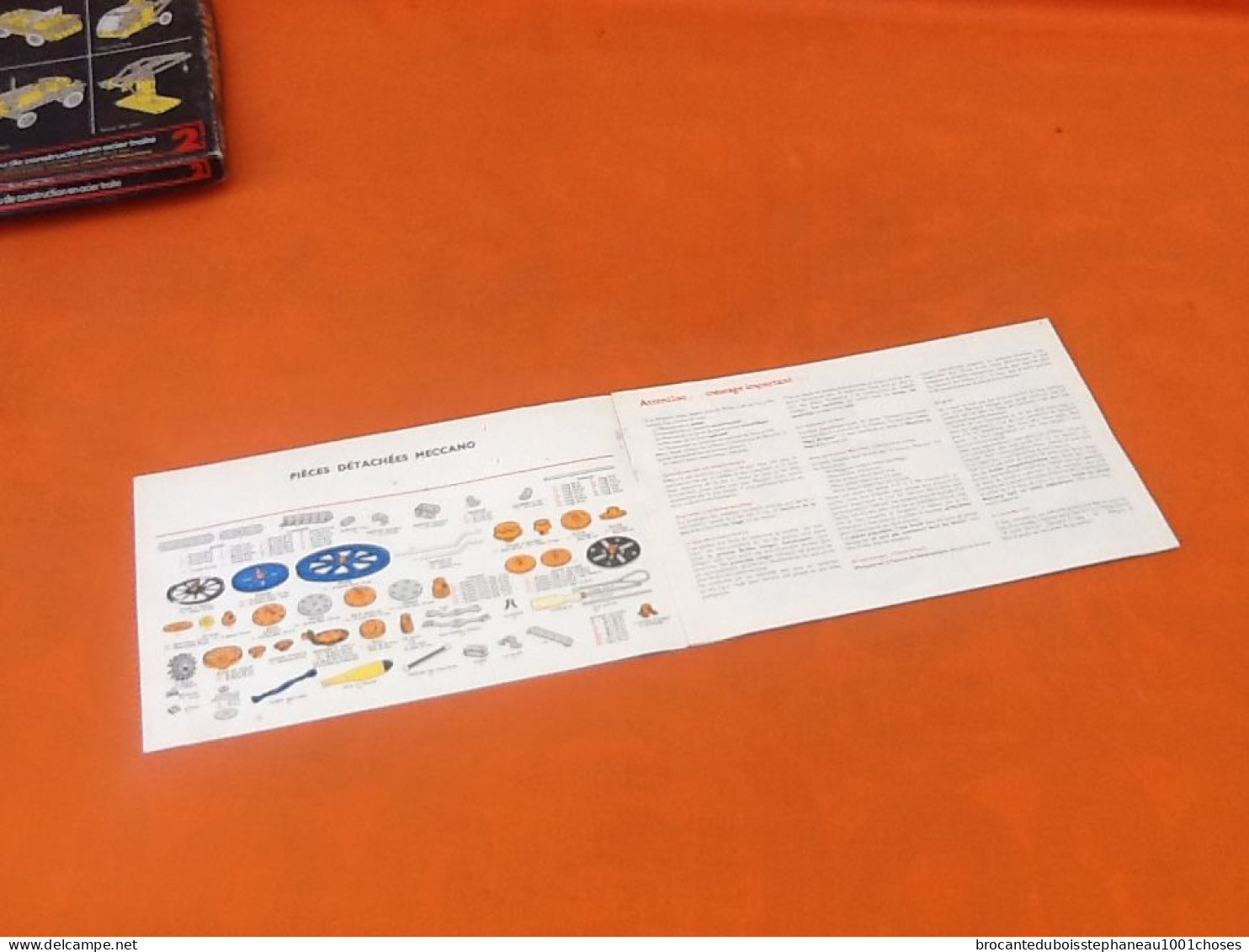 Meccano Jeu De Construction (pour Pièces Détachées, Manuels D' Instructions, Documentations...)Boite N° 2 (202E) Et  N - Meccano