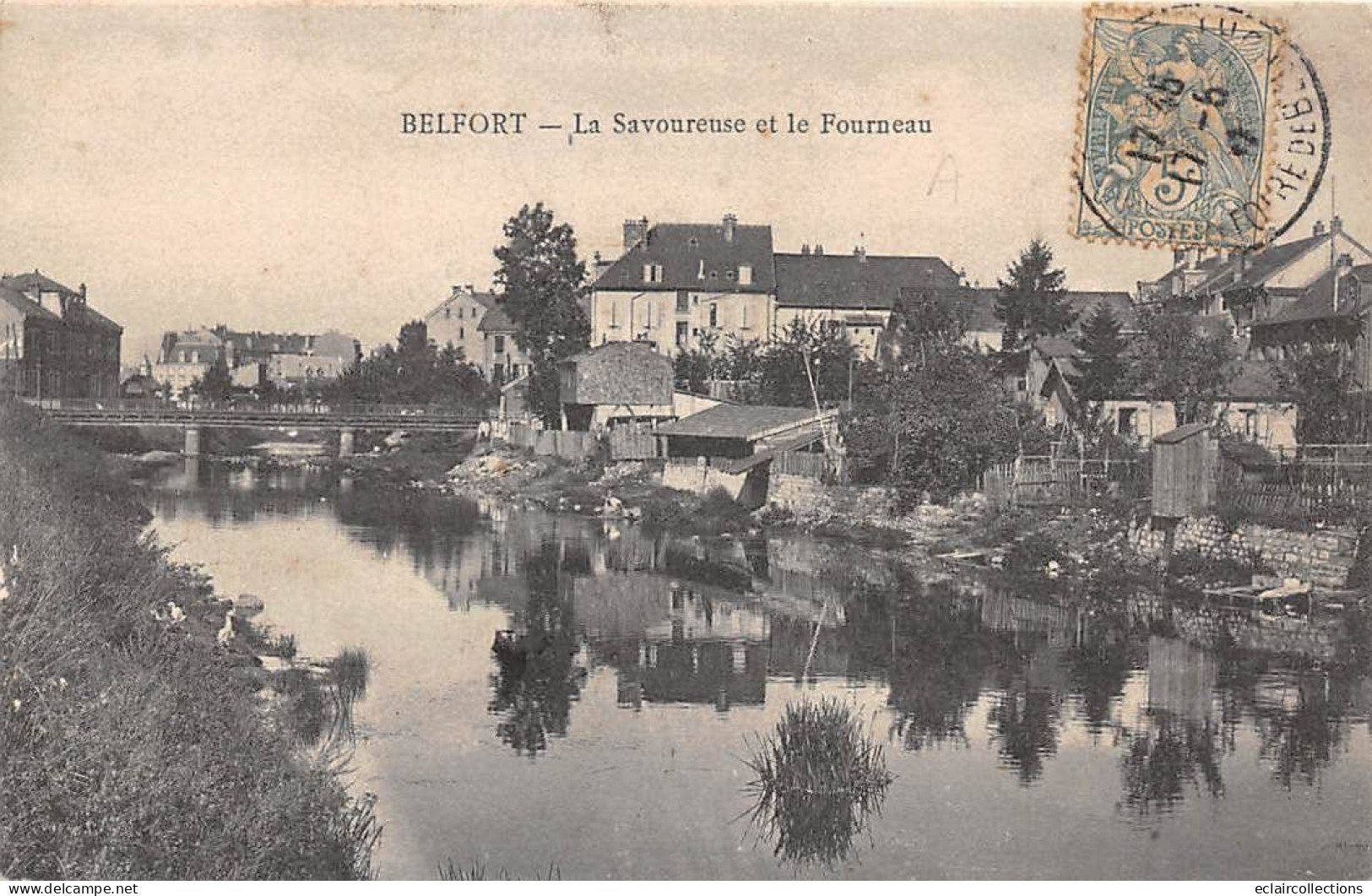 Belfort         90         La Savoureuse Et Le Fourneau     (voir Scan) - Belfort - Città