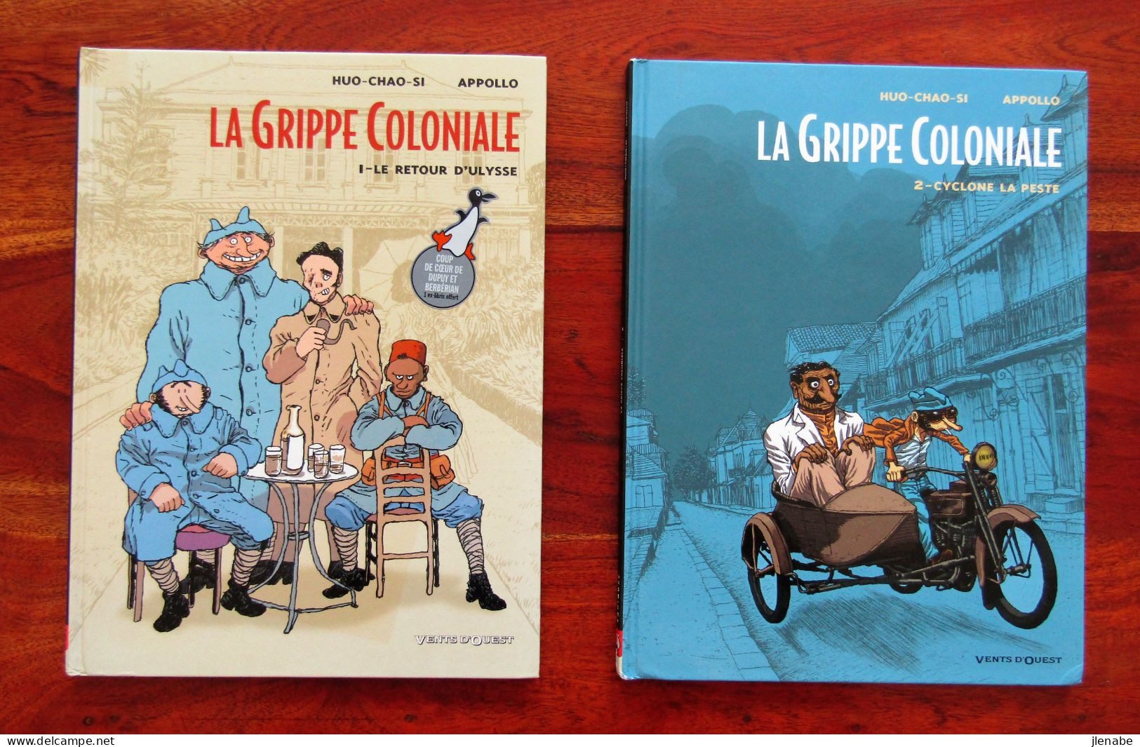 La Grippe Coloniale Tomes 1 Et 2 EO Par HUO-CHAO-SI Et APPOLLO - Lots De Plusieurs BD