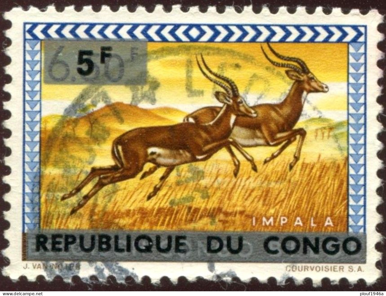 Pays : 131,2 (Congo)  Yvert Et Tellier  N° :  539 (o) - Usados